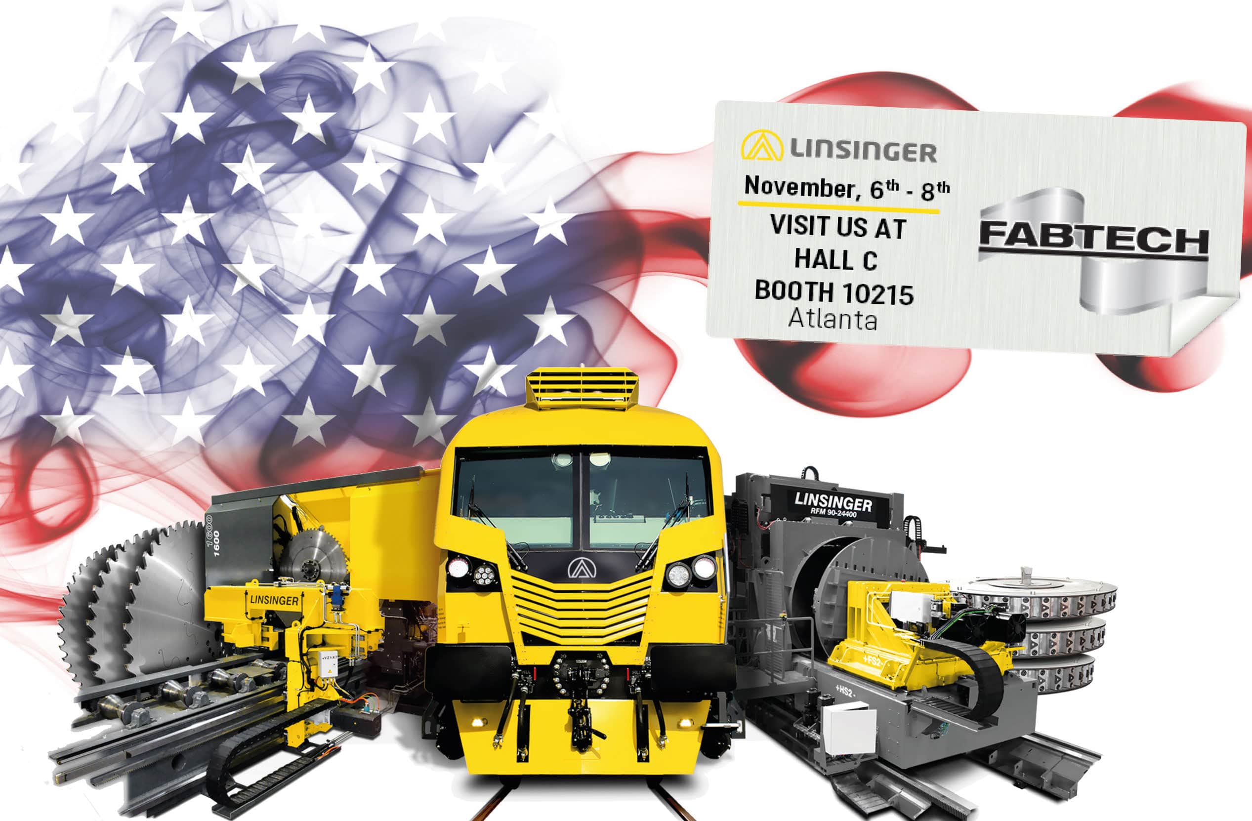 Linsinger als Aussteller auf Messe, Linsinger is exhibitor at Fabtech Exhibition in