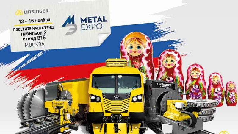 Linsinger will be at the Metal Expo in Russia